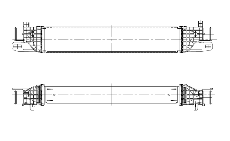 Intercooler, compresor 309096 NRF