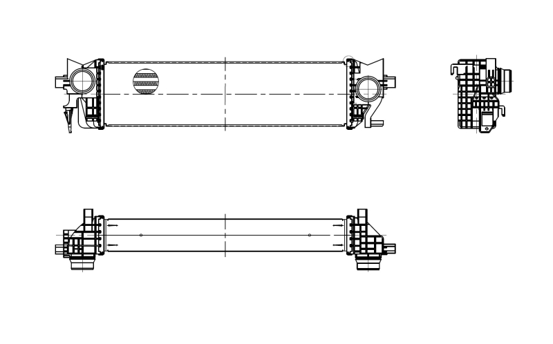 Intercooler, compresor 309112 NRF