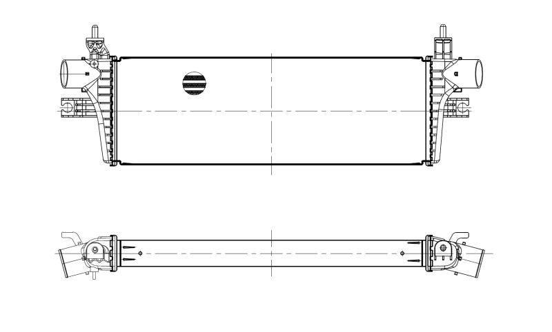 Intercooler, compresor 309117 NRF