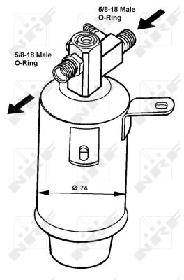 Uscator,aer conditionat 33018 NRF