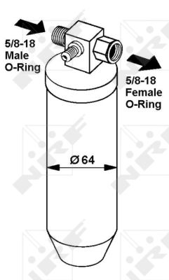 Uscator,aer conditionat 33068 NRF