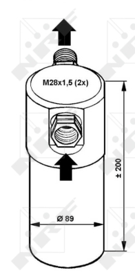 Uscator,aer conditionat 33081 NRF