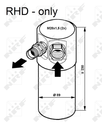 Uscator,aer conditionat 33082 NRF