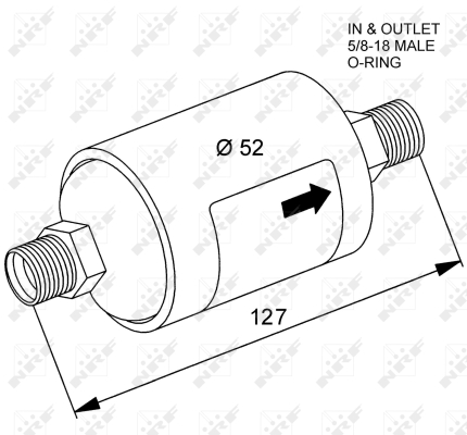 Uscator,aer conditionat 33115 NRF