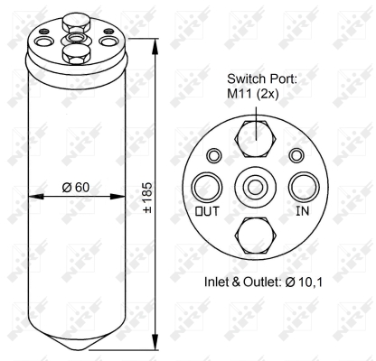 Uscator,aer conditionat 33122 NRF