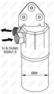 Uscator,aer conditionat 33131 NRF