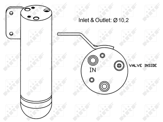 Uscator,aer conditionat 33151 NRF