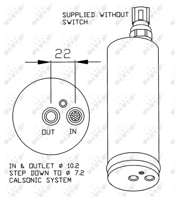 Uscator,aer conditionat 33181 NRF