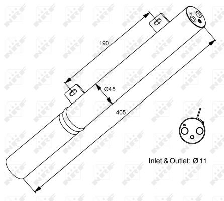 Uscator,aer conditionat 33196 NRF