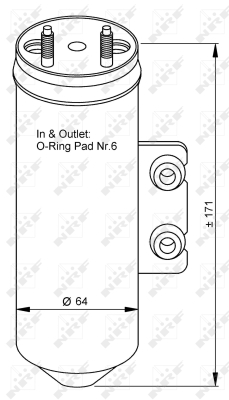 Uscator,aer conditionat 33198 NRF