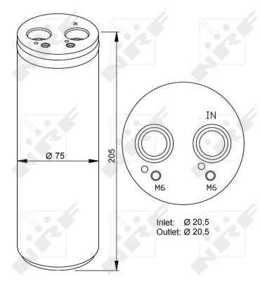 Uscator,aer conditionat 33205 NRF