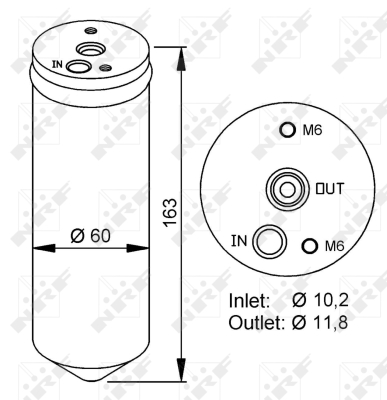 Uscator,aer conditionat 33222 NRF