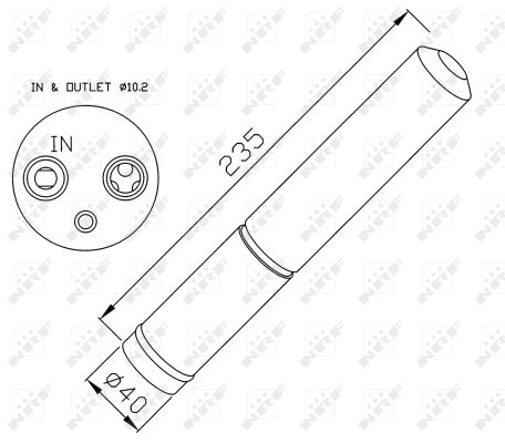 Uscator,aer conditionat 33225 NRF