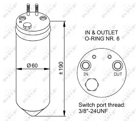 Uscator,aer conditionat 33256 NRF