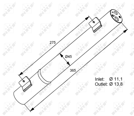 Uscator,aer conditionat 33282 NRF