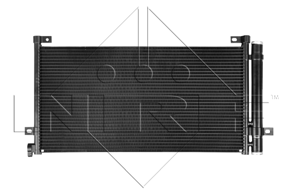 Condensator, climatizare 350391 NRF