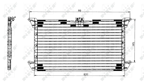 Condensator, climatizare 35062 NRF