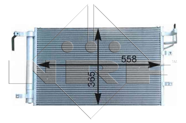 Condensator, climatizare 35982 NRF