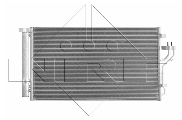 Condensator, climatizare 35998 NRF