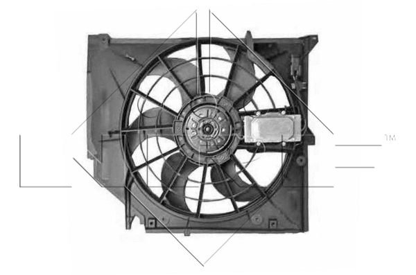 Ventilator, radiator 47026 NRF