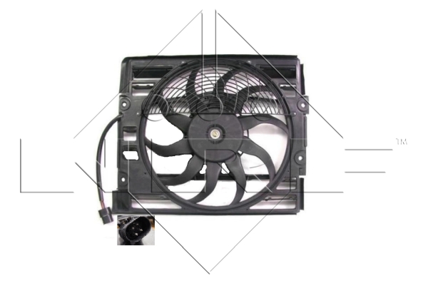 Ventilator, radiator 47214 NRF