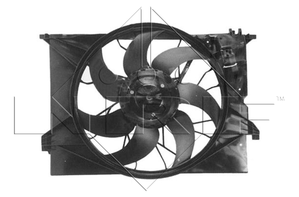 Ventilator, radiator 47298 NRF