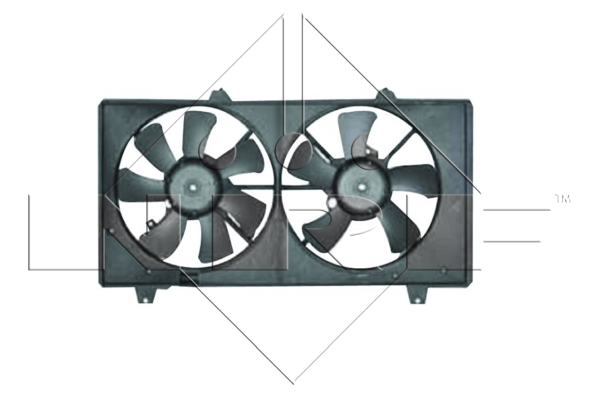 Ventilator, radiator 47426 NRF