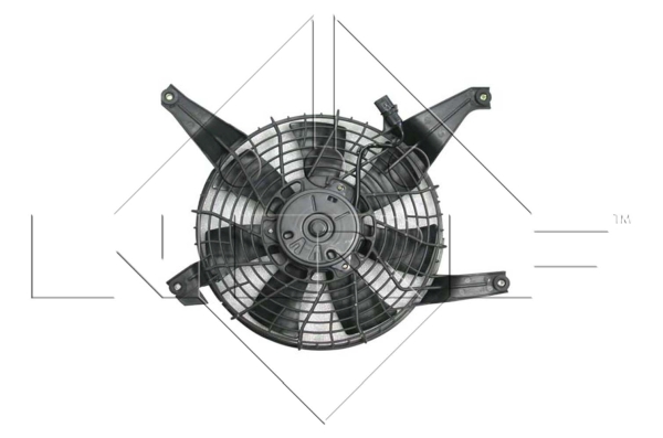 Ventilator, radiator 47468 NRF