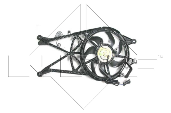 Ventilator, radiator 47489 NRF