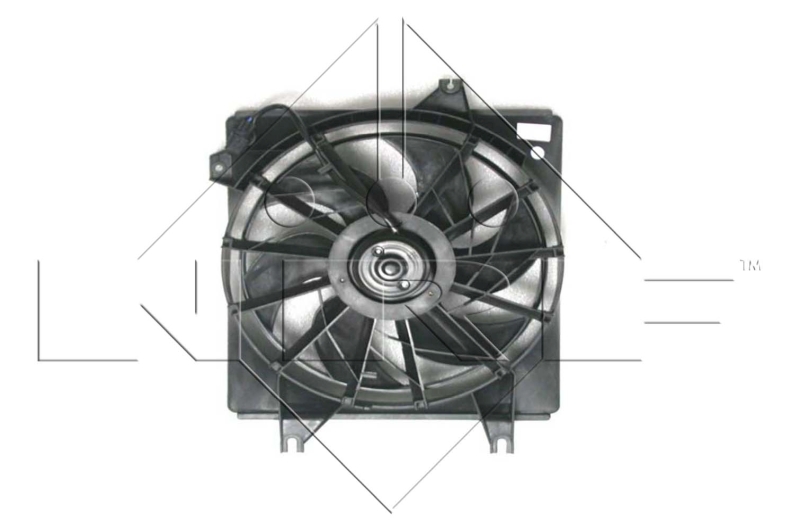 Ventilator, radiator 47499 NRF