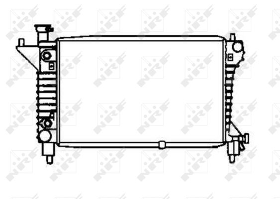 Radiator, racire motor 50254 NRF