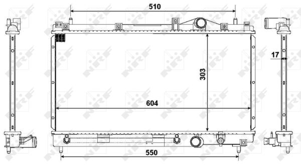 Radiator, racire motor 50332 NRF