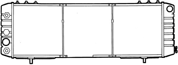 Radiator, racire motor 50391 NRF