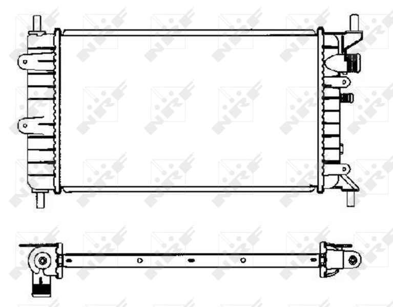 Radiator, racire motor 504437 NRF