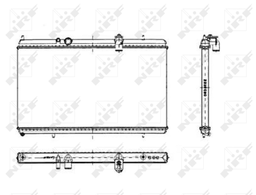 Radiator, racire motor 50444 NRF