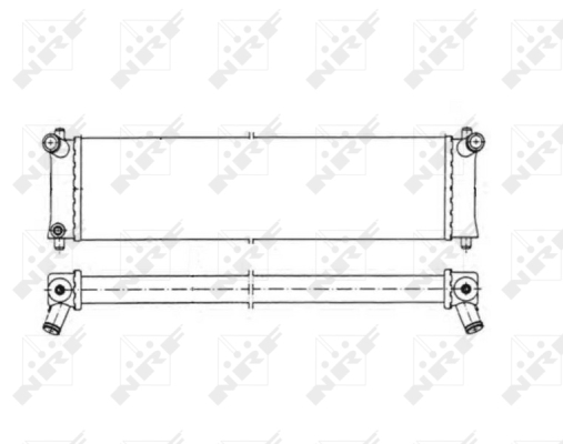 Radiator, racire motor 50547 NRF