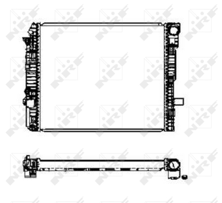 Radiator, racire motor 50587 NRF