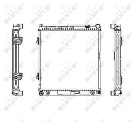 Radiator, racire motor 506575 NRF