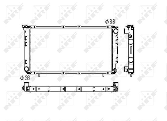 Radiator, racire motor 506671 NRF