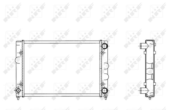 Radiator, racire motor 509505 NRF