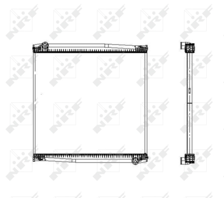 Radiator, racire motor 509587 NRF