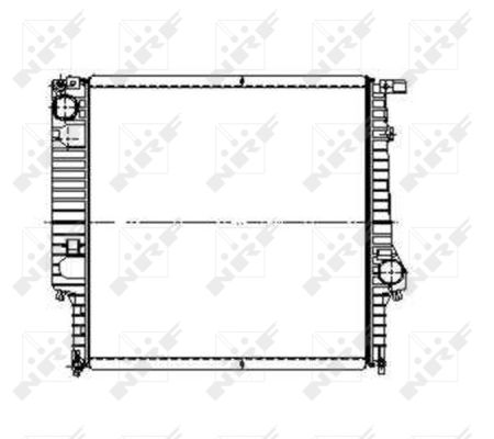 Radiator, racire motor 509626 NRF