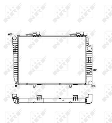 Radiator, racire motor 51286 NRF