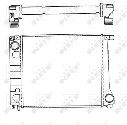 Radiator, racire motor 51349 NRF