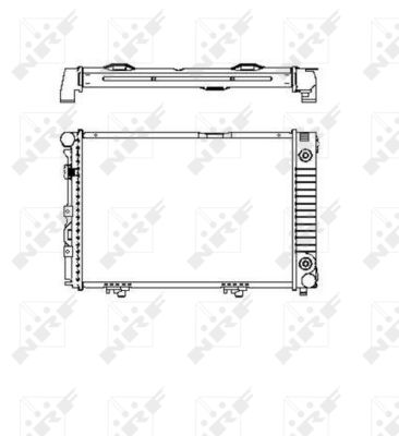 Radiator, racire motor 516574 NRF