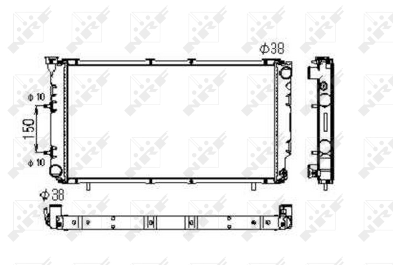 Radiator, racire motor 516671 NRF