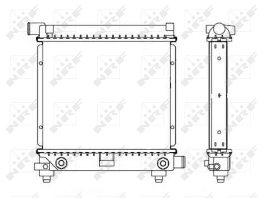 Radiator, racire motor 517662 NRF