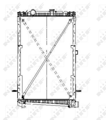 Radiator, racire motor 519679 NRF