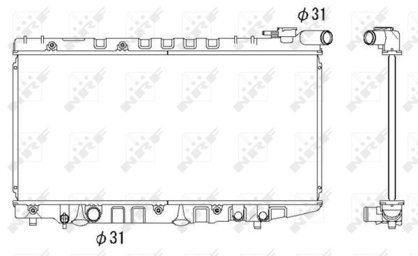 Radiator, racire motor 526712 NRF