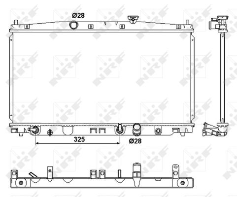 Radiator, racire motor 53094 NRF